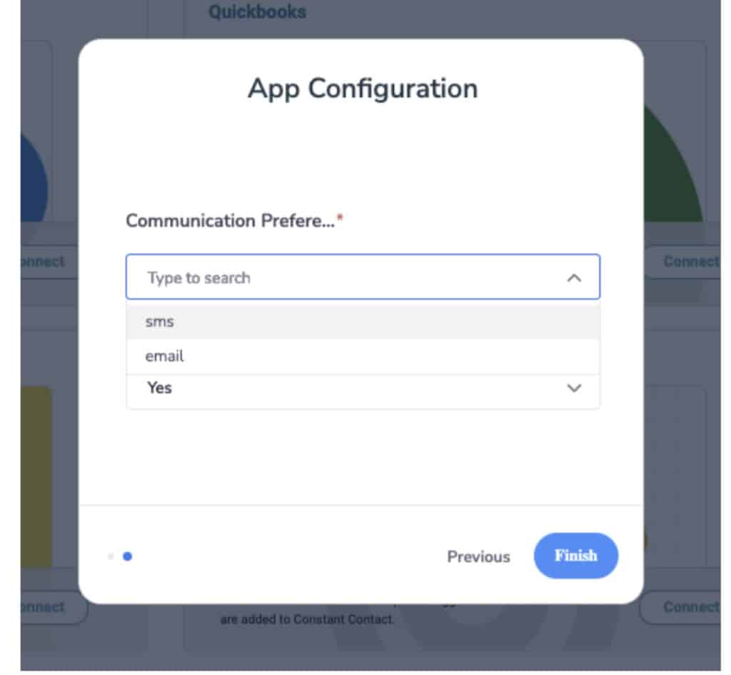 App configuration.